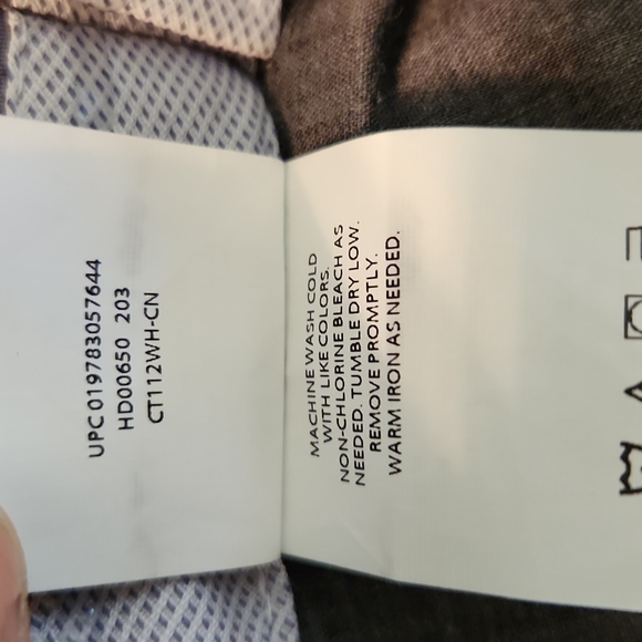 Haggar Mens Premium Comfort Dress Pants Classic Fit Taupe Brown UNHEMMED 34 x 30 - Picture 12 of 13